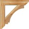 Ekena Millwork Imperial Slat Rough Sawn Bracket w/ Offset Brace, Western Red Cedar, 6"W x 24"D x 24"H BKT0604X24X24IMP06RWR - alternate 4